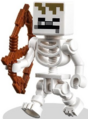 Mazmorras de Minecraft: esqueleto cubierto de musgo