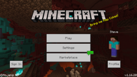 Edición Bedrock 1.16.20