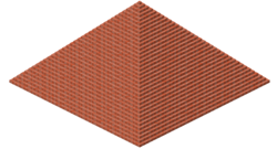 Pyramide de briques