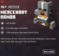 Mazmorras de Minecraft: Armadura de mercenario