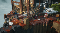 Donjons Minecraft : pics balayés par les vents